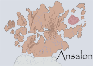 Map of Ansalon post Cataclysm
